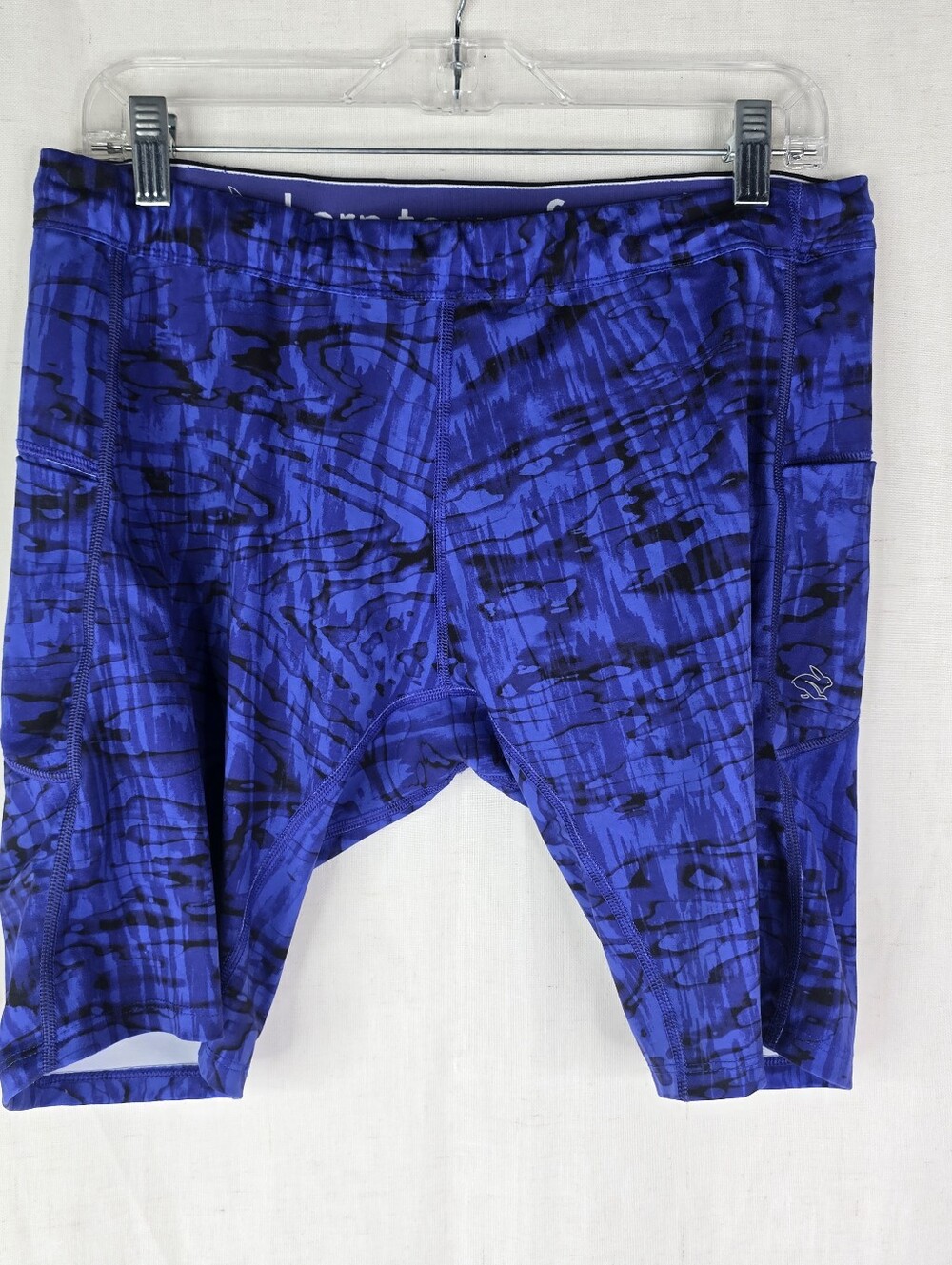Rabbit Mens XL Speedsters Purple / Blue Running 9" Athletic Shorts